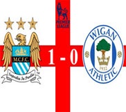 Манчестер Сити - Уиган (1:0) (17.04.2013) Видео Обзор