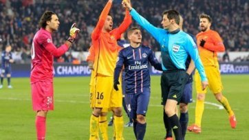 УЕФА: Штарк допустил три ошибки в матче ПСЖ – «Барселона»