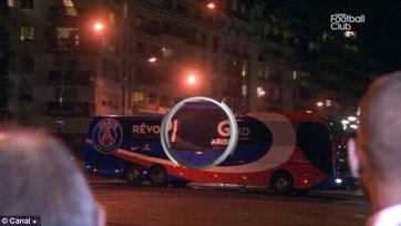 Автобусы ПСЖ и «Лиона» были атакованы