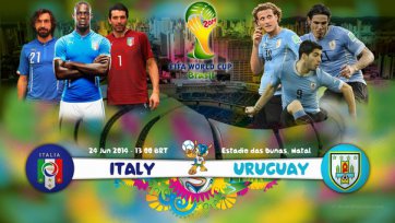 Анонс. Италия – Уругвай – Кто вслед за Коста-Рикой выйдет из группы?