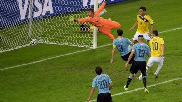Дубль Родригеса – победа Колумбии над Уругваем