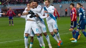 «Зенит» бьет на выезде ЦСКА и уходит в отрыв