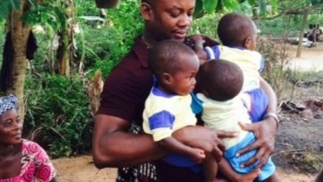 Благотворительный фонд Асамоя Гьяна приютил «тройняшек»
