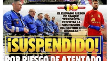 Товарищеская встреча между Бельгией и Испанией отменена из-за угрозы теракта