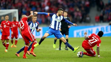 «Бавария» спаслась в матче с «Гертой»