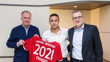 Официально: «Бавария» продлила контракт с Тьяго Алькантарой
