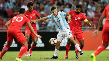 Сборная Аргентины разгромила Сингапур в товарищеском матче