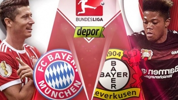 «Бавария» – «Байер», прямая онлайн-трансляция. Стартовые составы команд