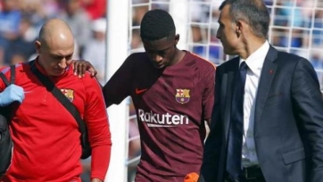 «Барселона» сэкономит 10 миллионов евро благодаря травме Дембеле
