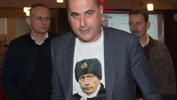 Божович ответил на вопрос, связанный с футболкой с Путиным, которую он надел на праздновании чемпионства «Црвены Звезды»
