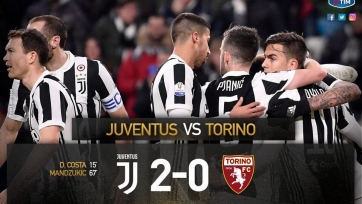 «Ювентус» оказался сильнее «Торино» и вышел в полуфинал Кубка Италии