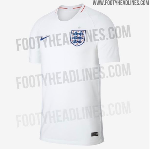 В интернете появились изображения новой формы сборной Англии (фото)