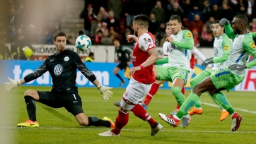 «Вольфсбург» оформил 13 ничью в 23 матчах Бундеслиги
