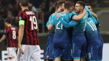 «Арсенал» сокрушил «Милан» в гостях