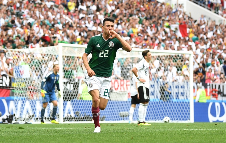 Лосано – лучший игрок матча Германия – Мексика