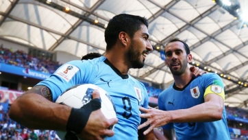 Уругвай переиграл Саудовскую Аравию благодаря голу Суареса