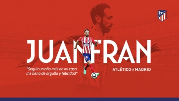 Официально: Хуанфран продлил контракт с «Атлетико»