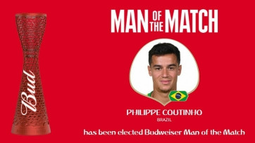 Коутиньо – лучший игрок матча Бразилия – Коста-Рика