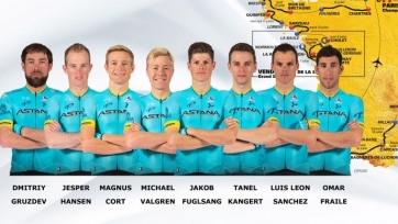 Сразу несколько гонщиков «Астаны» дебютируют на «Тур де Франс»