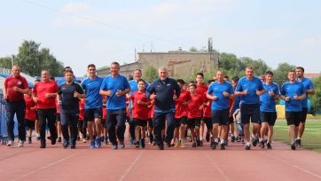 «Кызыл-Жар СК» также принял участие в забеге «Президентская миля»