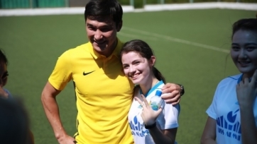 Футболист «Кайрата» посетил турнир с участием главных красоток Казахстана