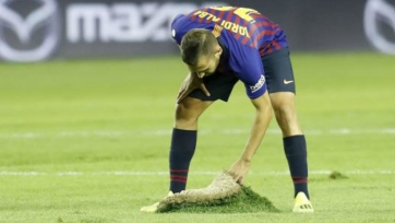 «Барселона» подает жалобу на состояние газона на стадионе «Вальядолида»