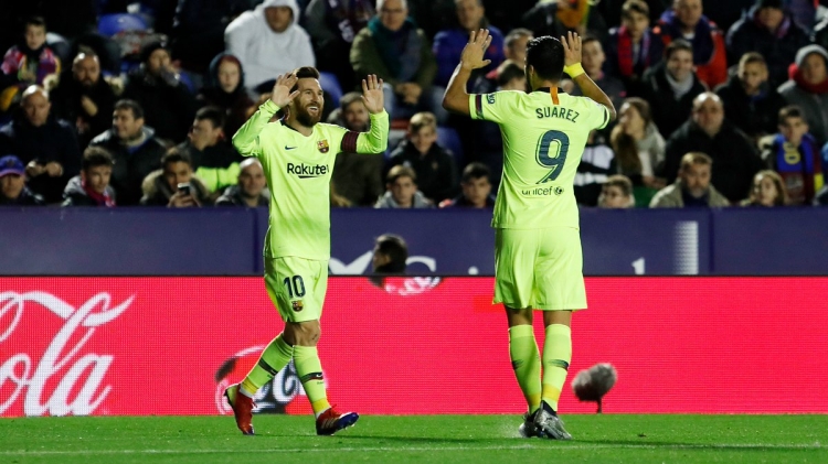 «Леванте» – «Барселона» - 0:5. Текстовая трансляция матча
