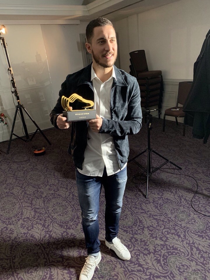 Азар признан лучшим футболистом Бельгии, играющим за рубежом, в 2018 году