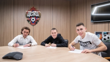ЦСКА продлил контракты с двумя воспитанниками