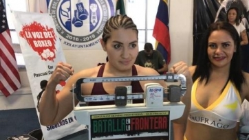 Казахстанская боксерша прошла взвешивание перед боем в Мексике