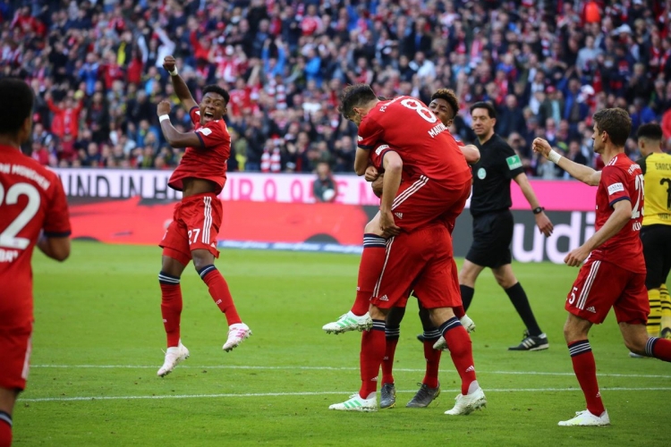 «Бавария» – «Боруссия» Дортмунд – 5:0. Текстовая трансляция матча