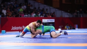 Казахстан завоевал еще одну золотую медаль на чемпионате Азии по вольной борьбе