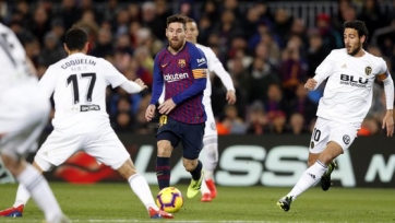Месси – в стартовом составе «Барселоны» на матч с «Валенсией»