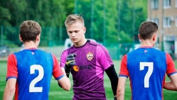ЦСКА внес в заявку на сезон 15-летнего вратаря