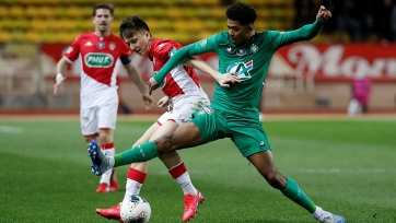 «Сент-Этьен» обыграл «Монако» в Кубке Франции, Головин провел весь матч