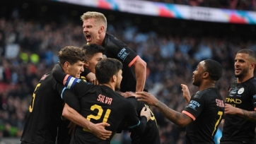 «Манчестер Сити» победой над «Астон Виллой» в третий раз подряд завоевал Кубок Английской лиги