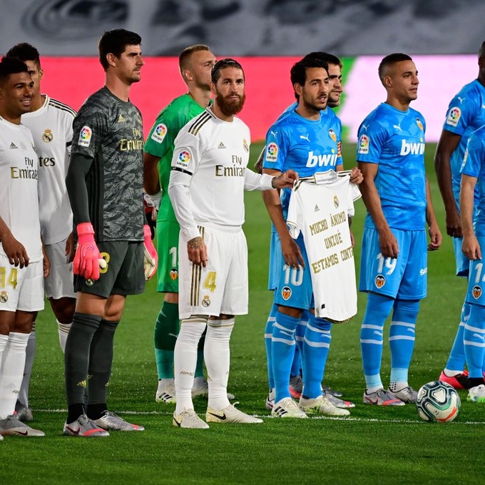 Игроки «Реала» и «Валенсии» поддержали Унсуэ