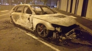 Во Франции совершено нападение за игрока «Бреста», его машина сожжена