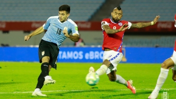Отбор на ЧМ-2022. Поздний гол Макси Гомеса помог Уругваю обыграть Чили