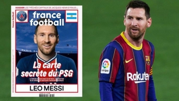 Ривалдо негодует из-за изображения Месси в форме «ПСЖ» на обложке France Football