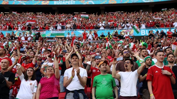 Невероятно для 2021 года. В Будапеште почти аншлаг на матче Венгрия – Португалия. Фото