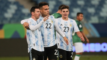 Уругвай и Аргентина отпраздновали победы на Кубке Америки