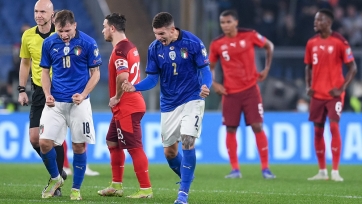 Отбор на ЧМ-2022. Италия и Швейцария без победителя, Англия и Польша соперников не заметили