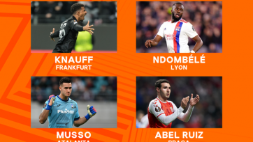 Определены номинанты на звание лучшего игрока недели в Лиге Европы
