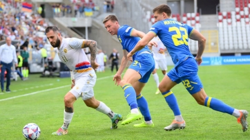 Лига наций: Украина забила пять сухих голов в выездном матче с Арменией