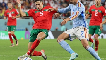 Сборная Марокко после нулей в игровое время прошла Испанию в серии пенальти