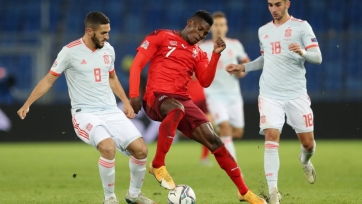 Швейцария уничтожила Беларусь в отборочном матче чемпионата Европы